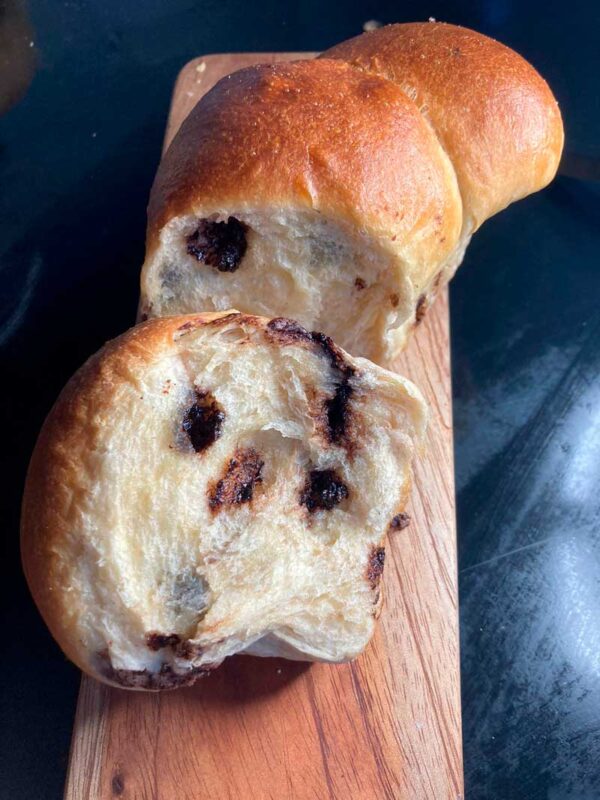 Brioche com Gotas de Chocolate